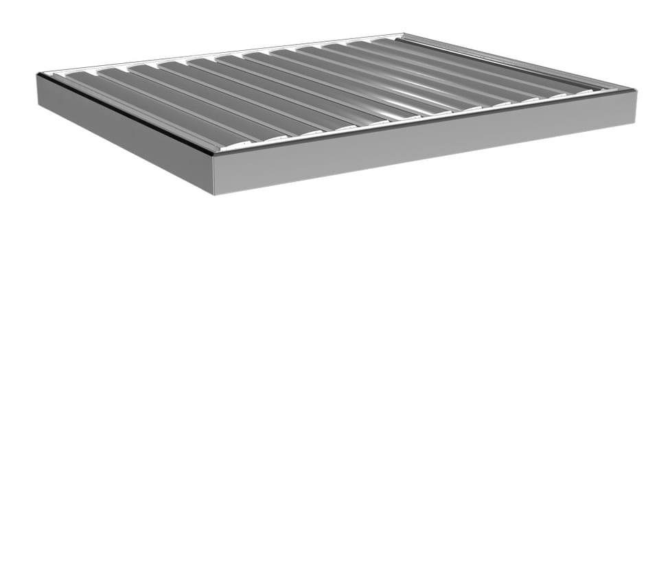 Disegno di Bioklima Lite, variante Roof: struttura senza piantane