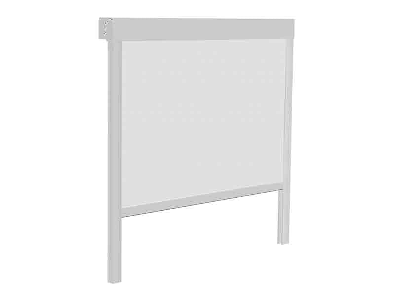 Disegno di Ermetika 115, variante Cassonetto ispezionabile con guide ZIP