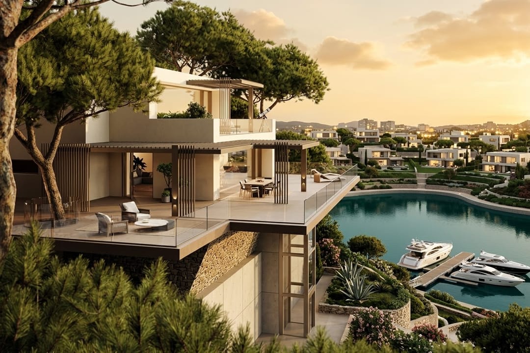 Sistema CODE su una villa contemporanea affacciata sul mare